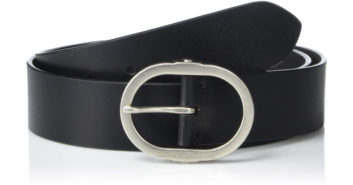 tommy hilfiger belt leather logo with center bar buckle
