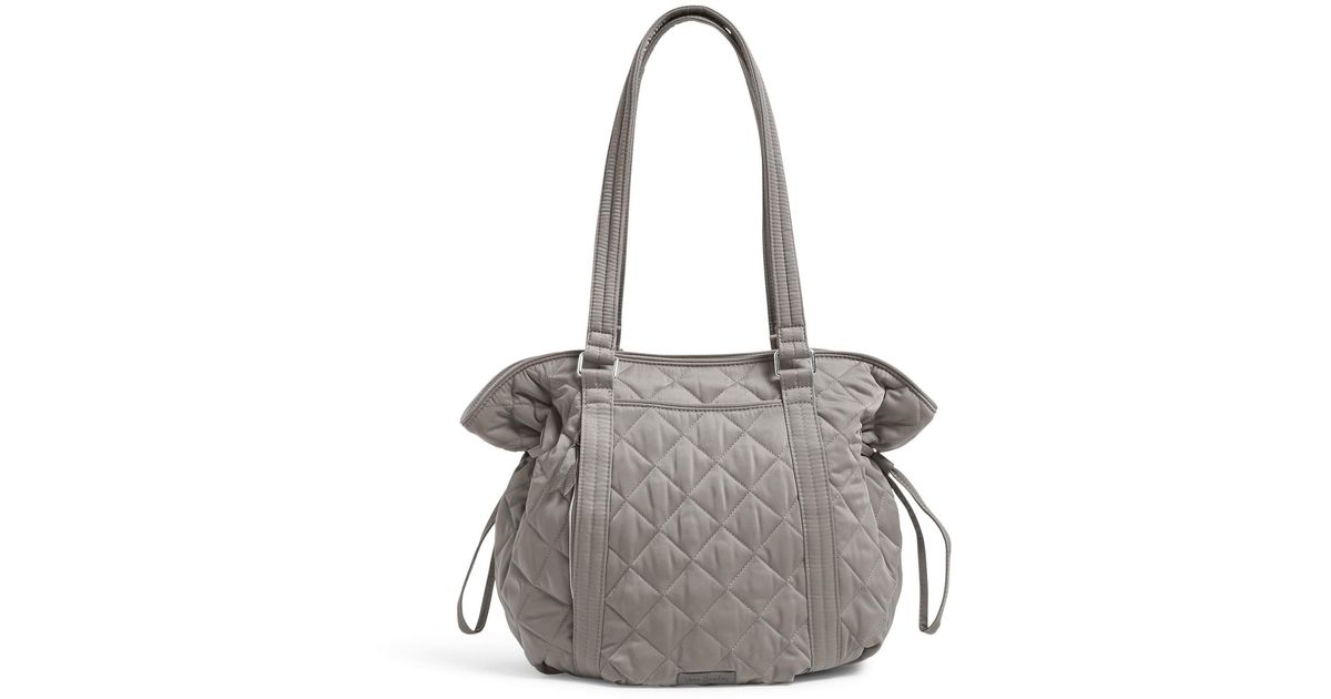 gray satchel purse