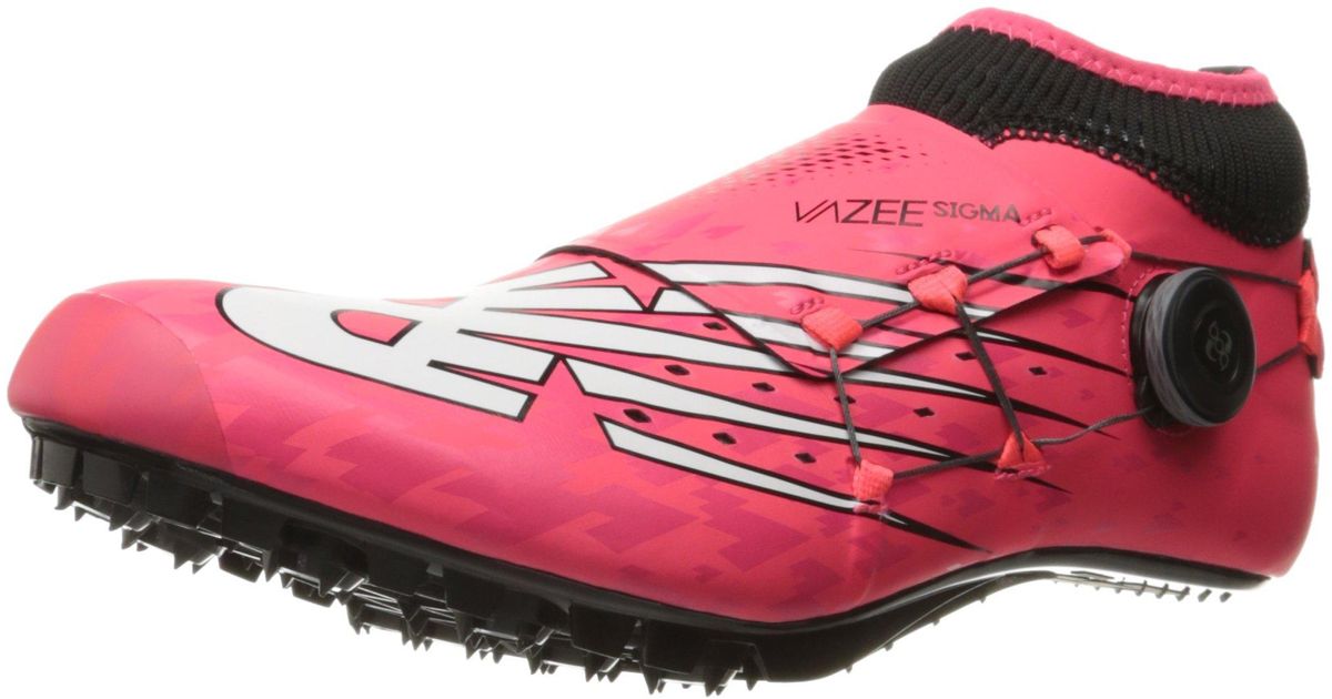 New Balance Sprint Vazee Sigma V2 Spike Running Shoe in Bright Cherry