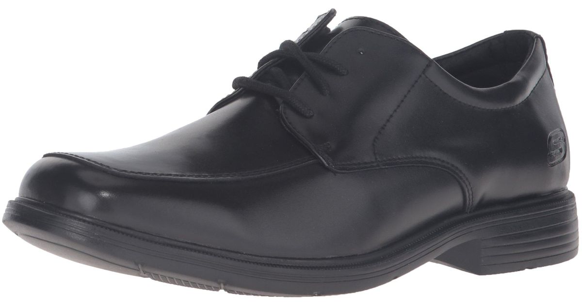 Skechers Leather Usa Caswell Oxford,black,11 M Us for Men | Lyst