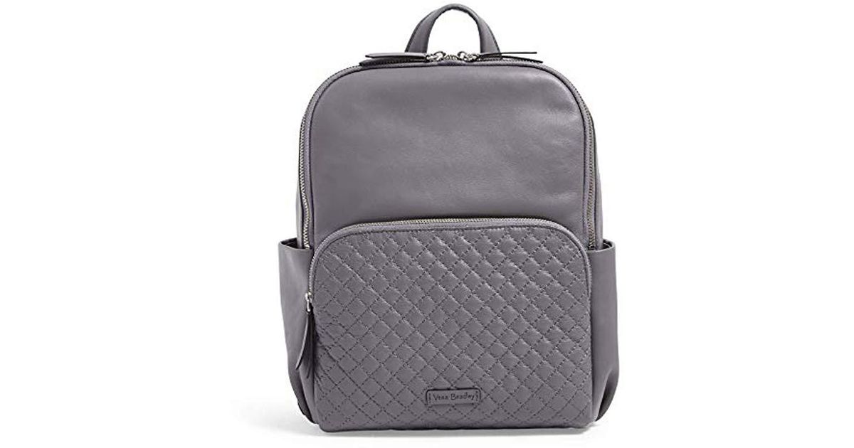 Vera Bradley Leather Carryall Backpack 