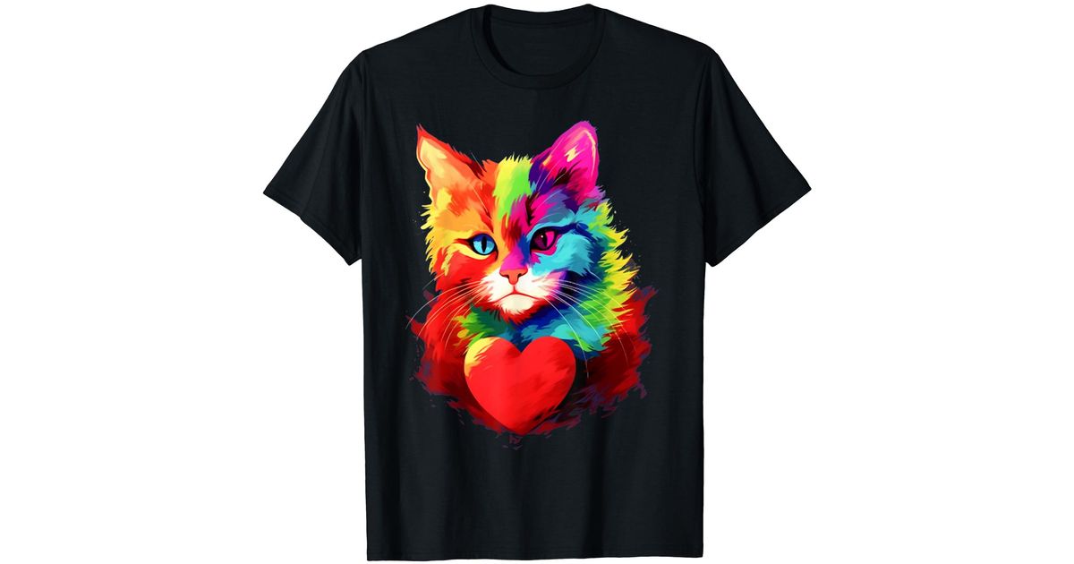 Caterpillar Ally Cat Lgbt Gay Rainbow Pride Flag Funny Cat Lover T