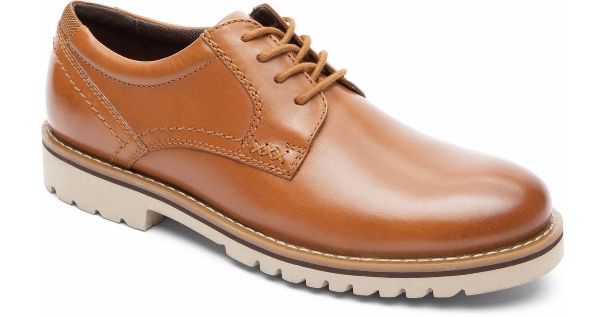 rockport plain toe oxford
