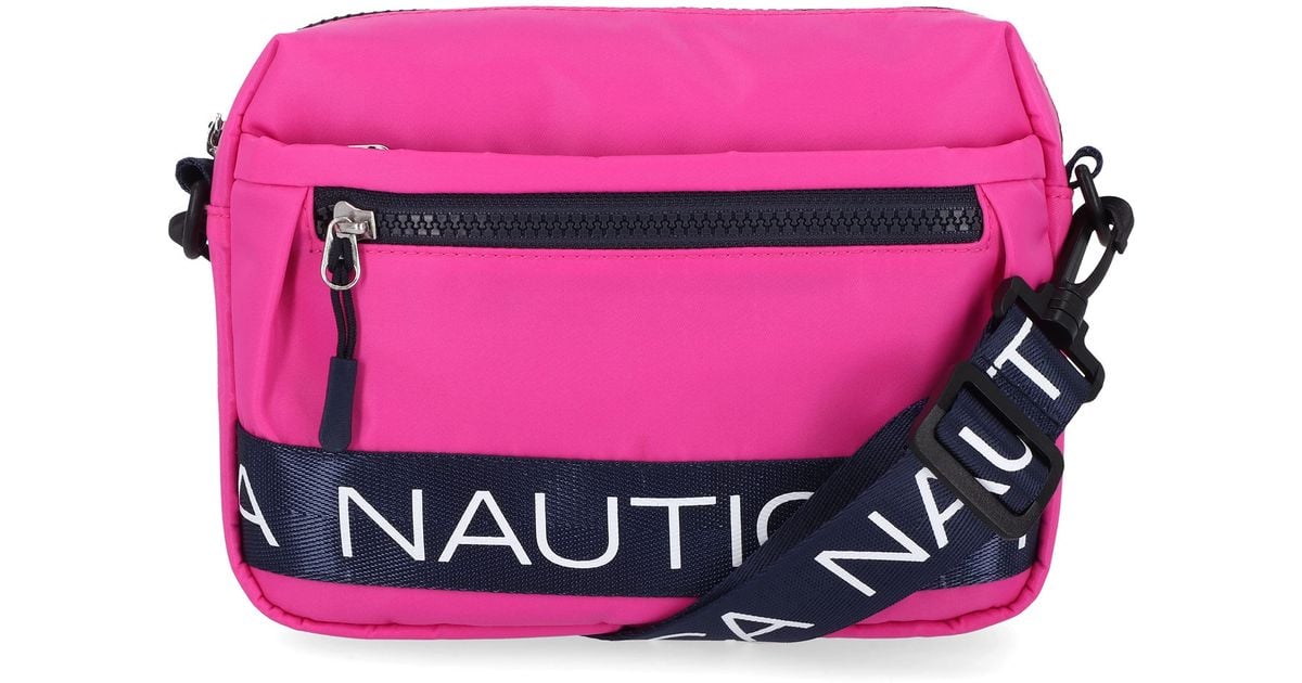 Nautica Nylon Bean Crossbody/belt Bag With Adjustable Shoulder Strap in