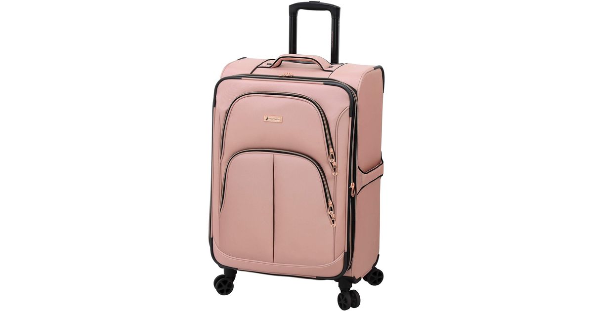 london fog luggage rose gold