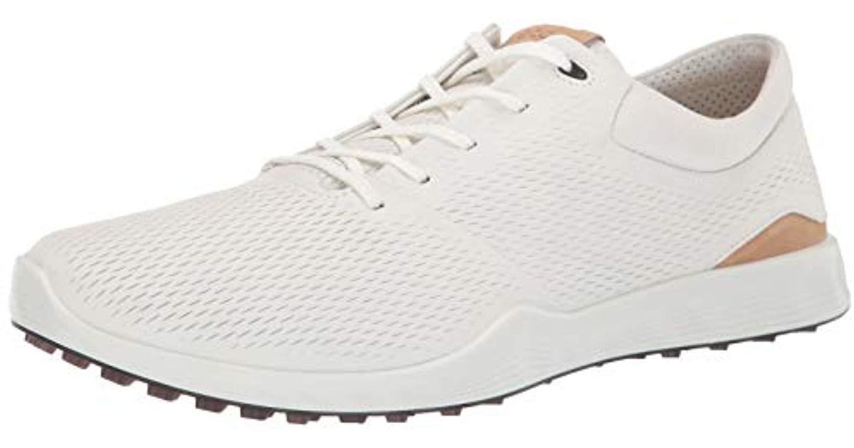 Ecco Leather S-lite Golf Shoe in White for Men - Save 37% | Lyst