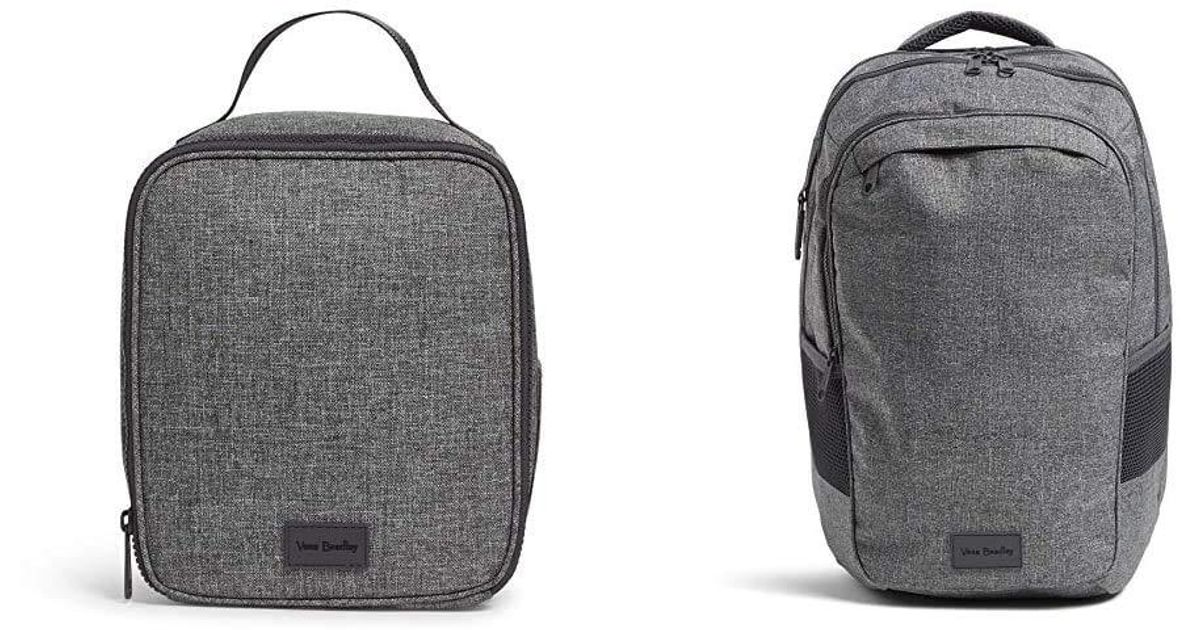 Vera Bradley Recycled Lighten Up Reactive Xl Backpack & Lunch Bunch