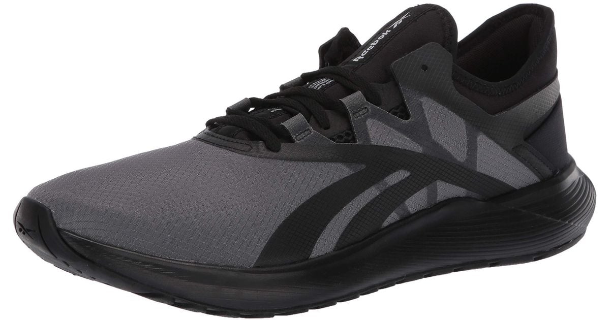 Reebok Rubber Floatride Fuel Run Shoe in Black/Black/White (Black) for ...