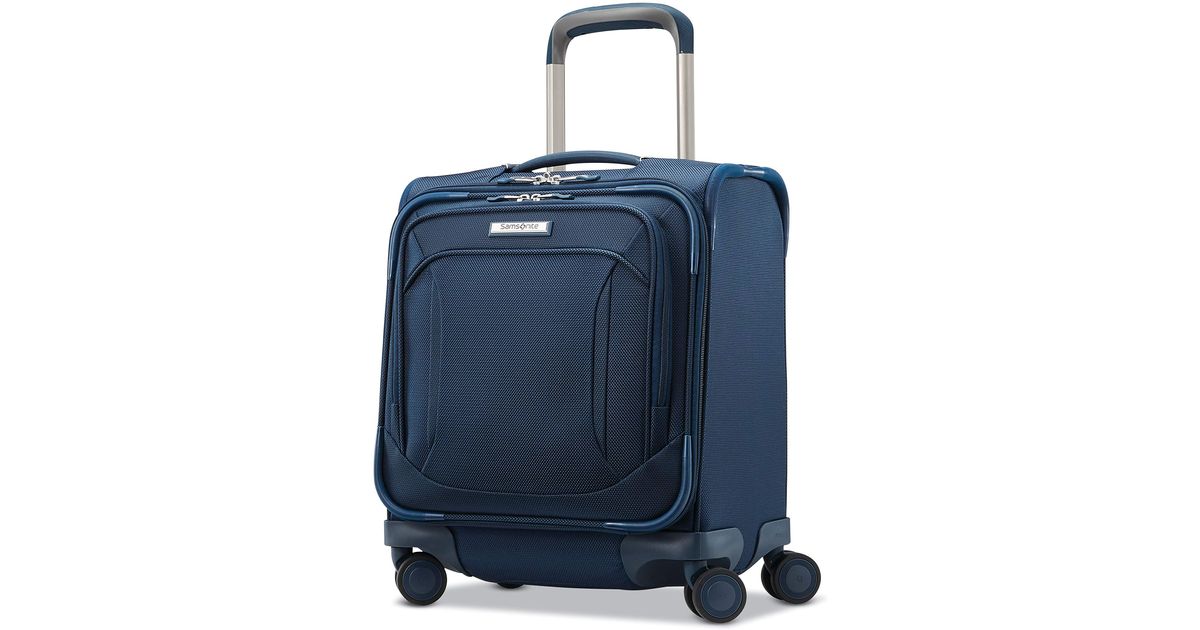 samsonite blue carry on
