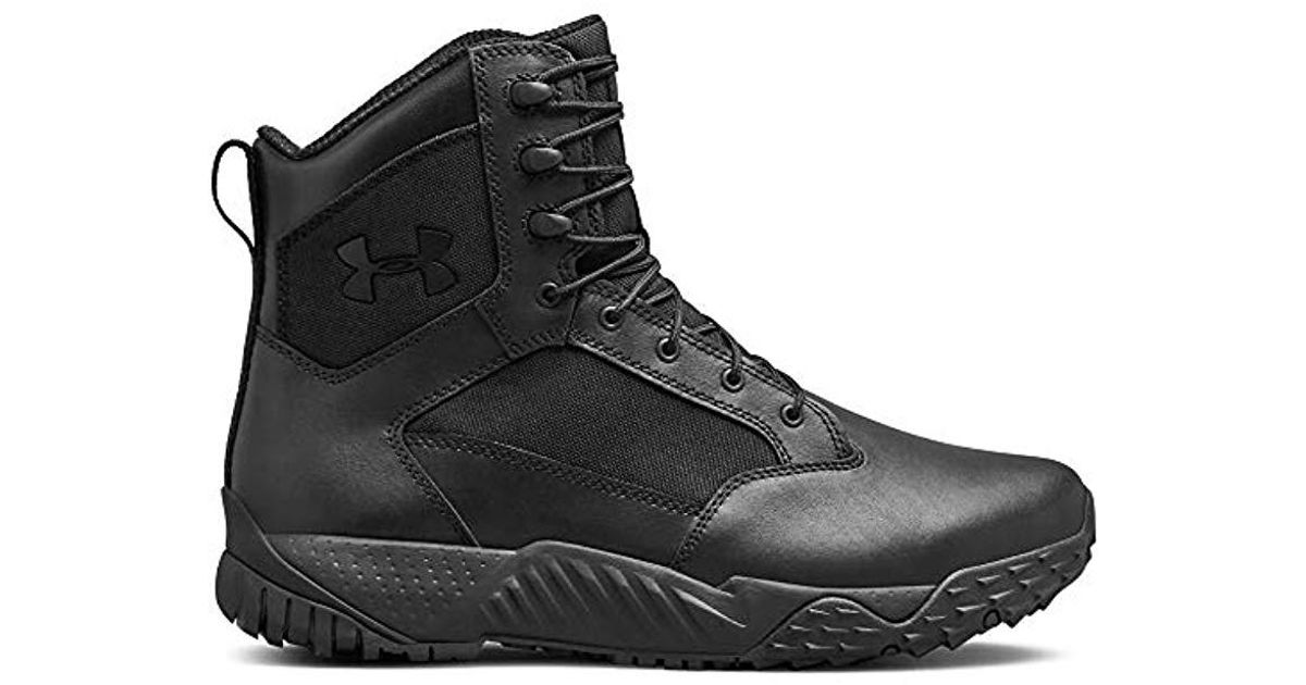 Under Armour Stellar Tac Waterproof Military And Tactical Boot in Black ...
