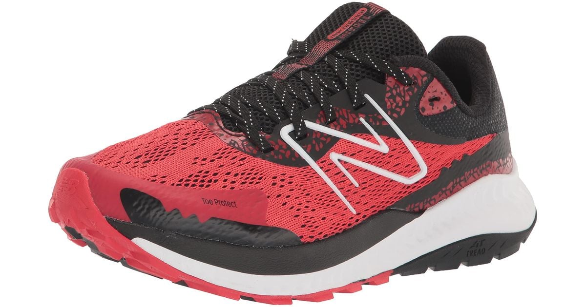 New Balance Dynasoft Nitrel V5 Trail Running Shoe in Red for Men Lyst