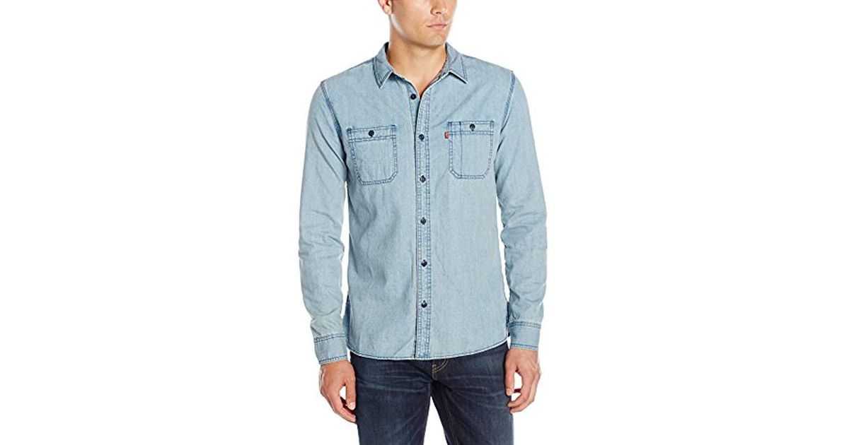 levis denim work shirt