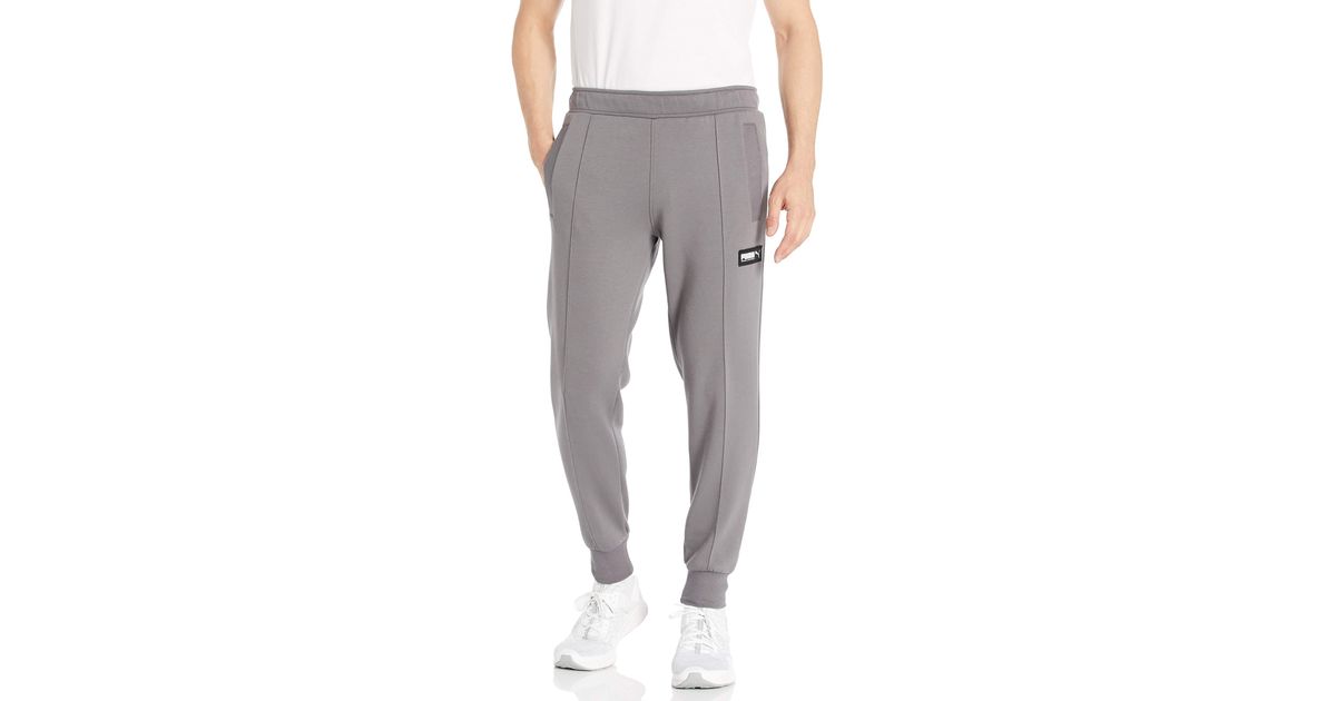 PUMA Cotton Fusion Pants in Gray for 