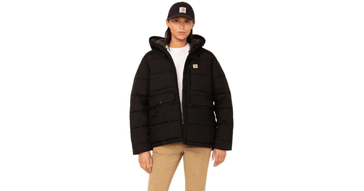 Carhartt Relaxed Fit Midweight Utility Jacket in Black Lyst