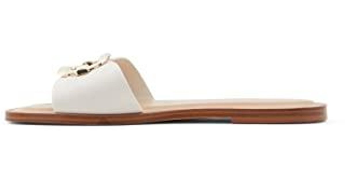 ALDO Glaeswen Slide Sandal in White | Lyst
