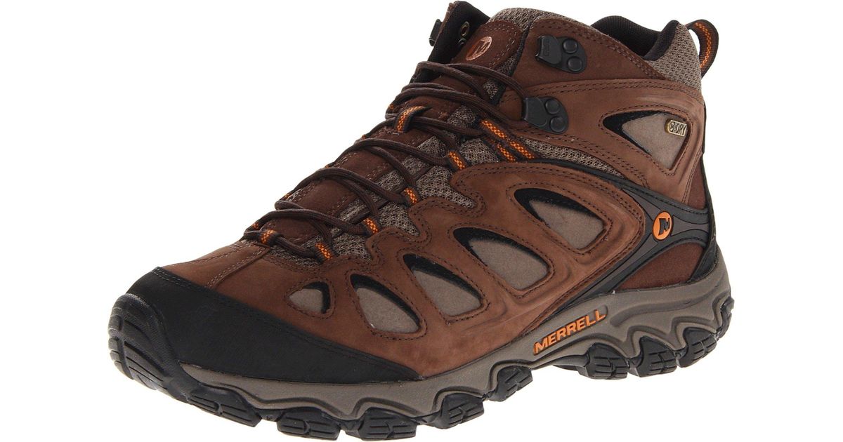 merrell men's pulsate 2 mid ltr waterproof hiking shoe