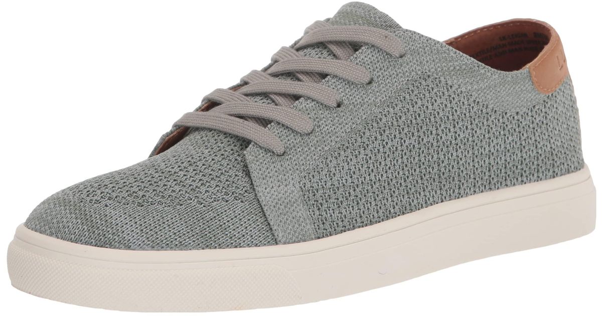 Lucky Brand Leigan Mixed Knit Sneaker in Black - Lyst