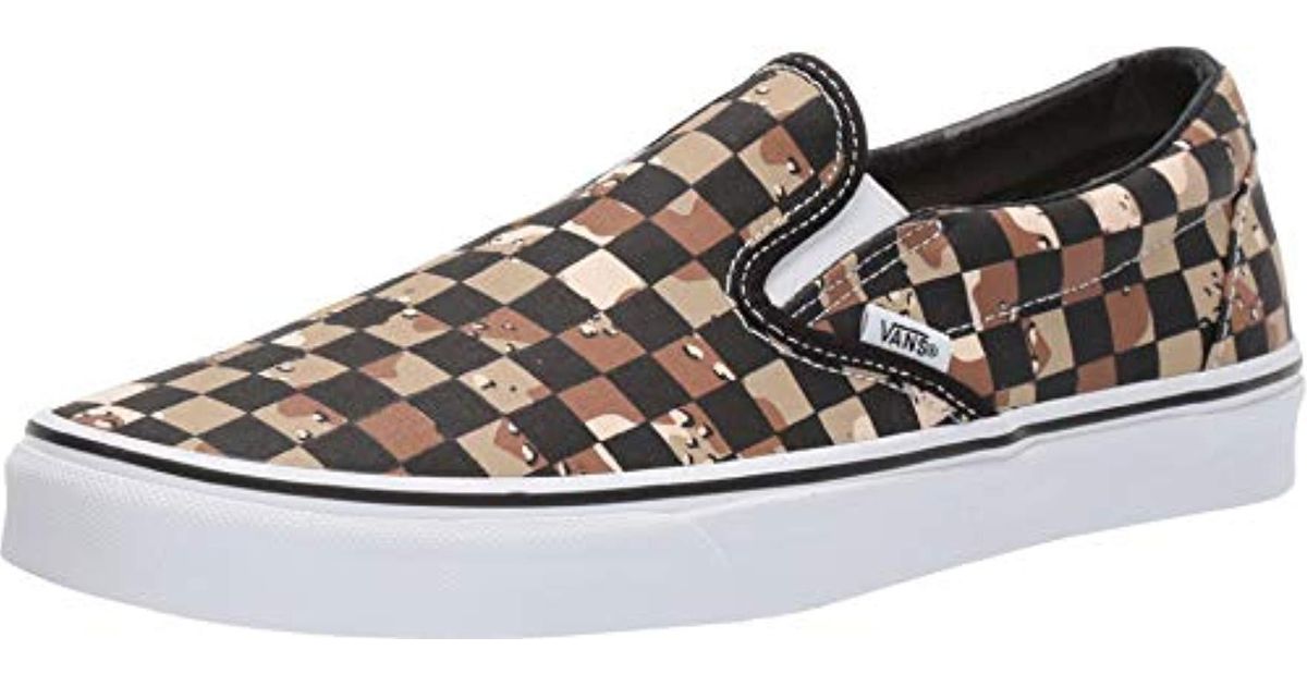 camo and checkered vans