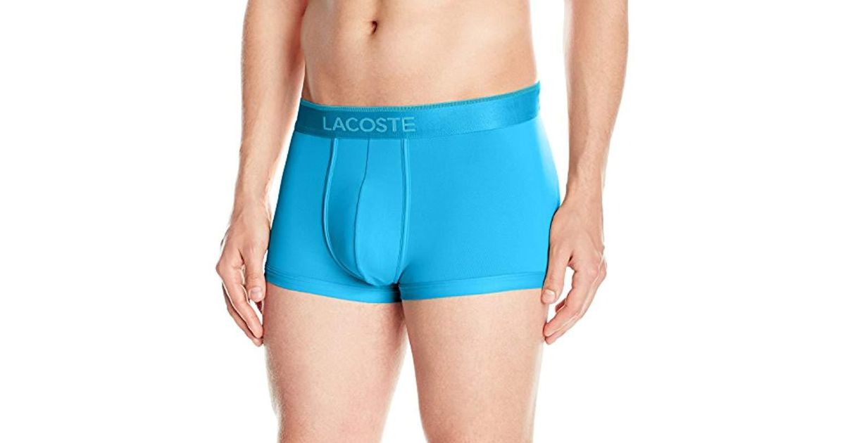 lacoste microfiber trunks