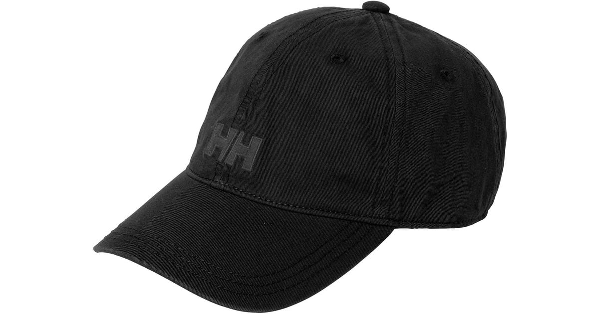 Helly Hansen Helly-hansen Womens Hh Logo Baseball Caps in Black | Lyst