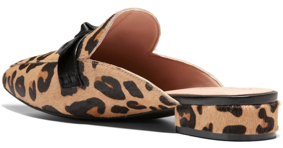 Cole haan piper hot sale leopard mule