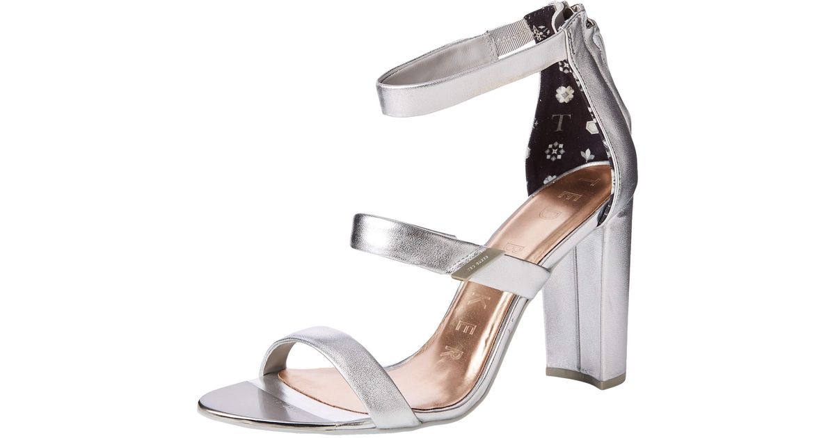 ted baker silver heels