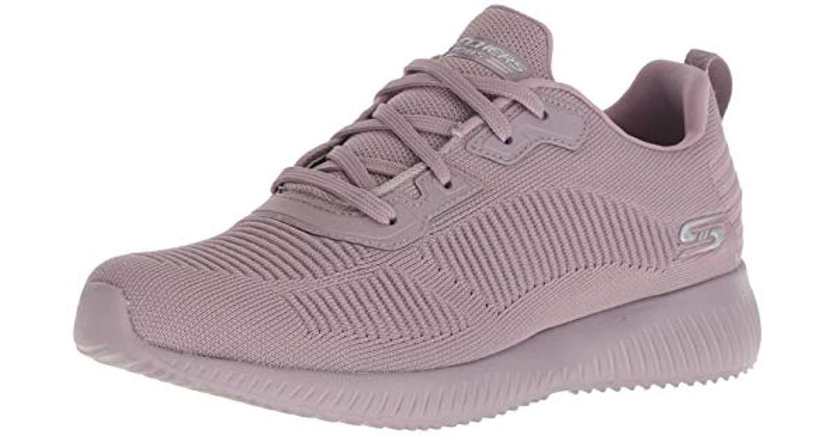 skechers bobs squad tough talk lace up trainers