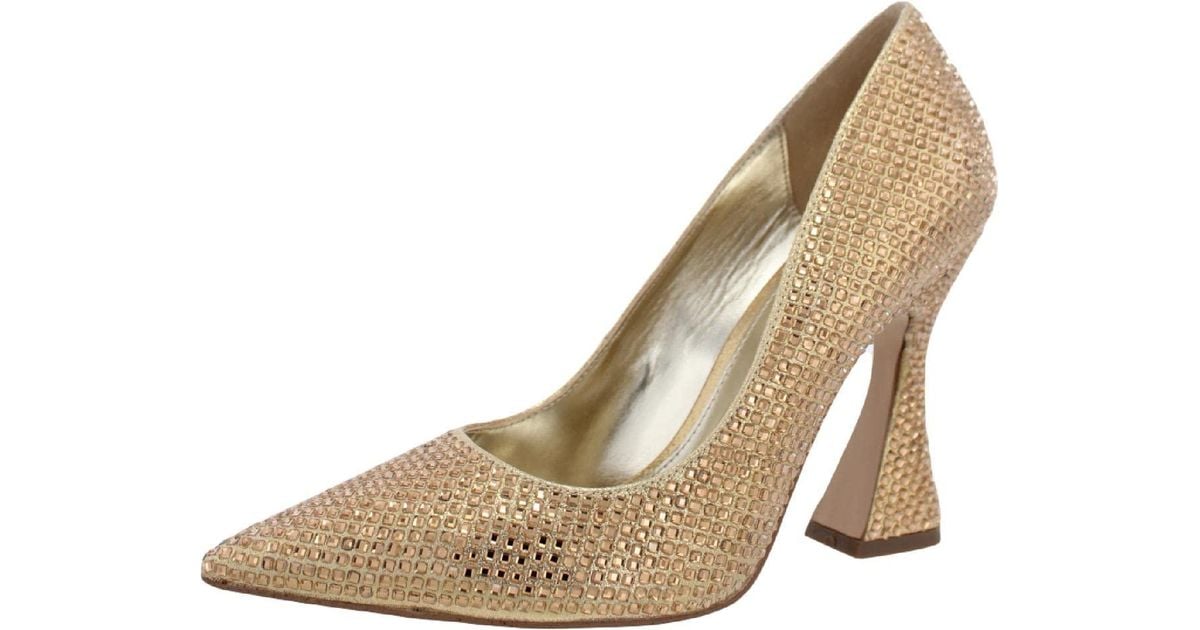 Steve Madden Synthetic Zanar Pump in Gold Rhinestone (Metallic) Save
