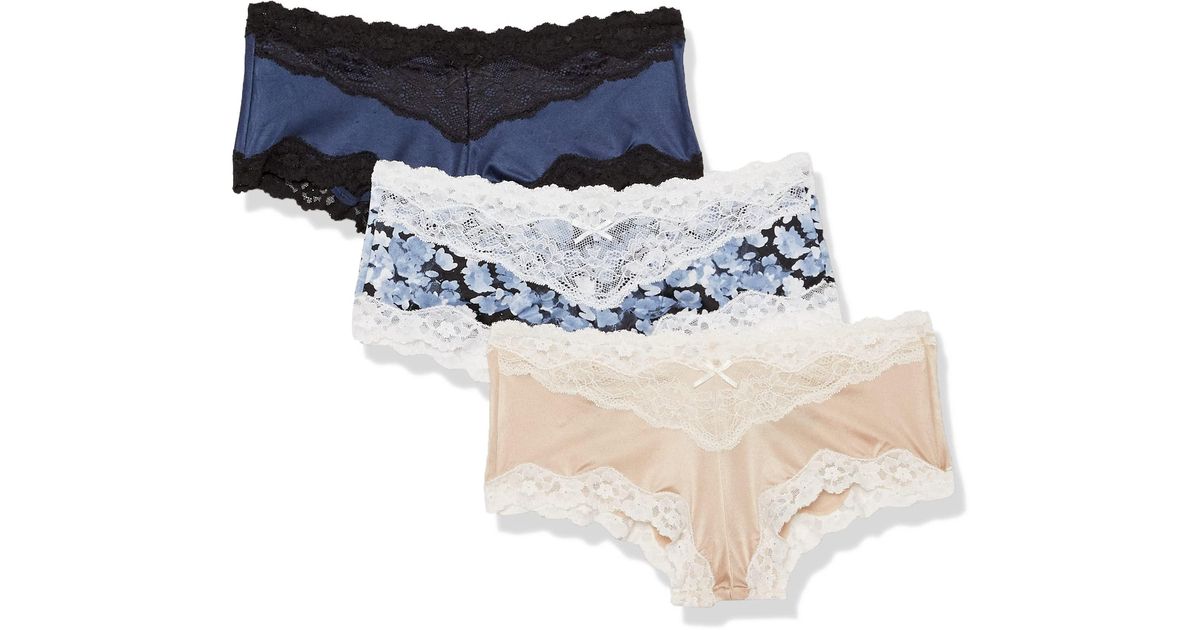 Maidenform Cheeky Panty Pack in Blue | Lyst