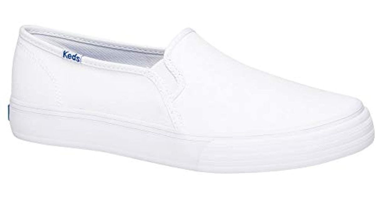 Keds Double Decker Leather Sneaker in White - Save 32% - Lyst