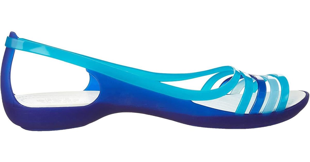 crocs isabella huarache blue