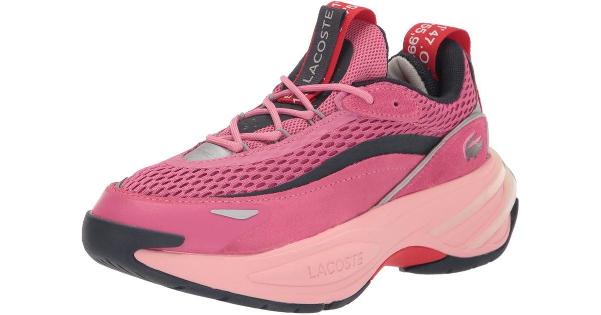 Lacoste Odyssa Sneaker in Pink | Lyst