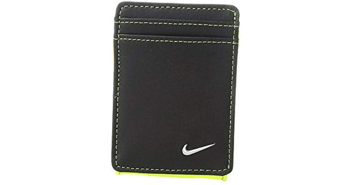 nike front pocket wallet with money clip
