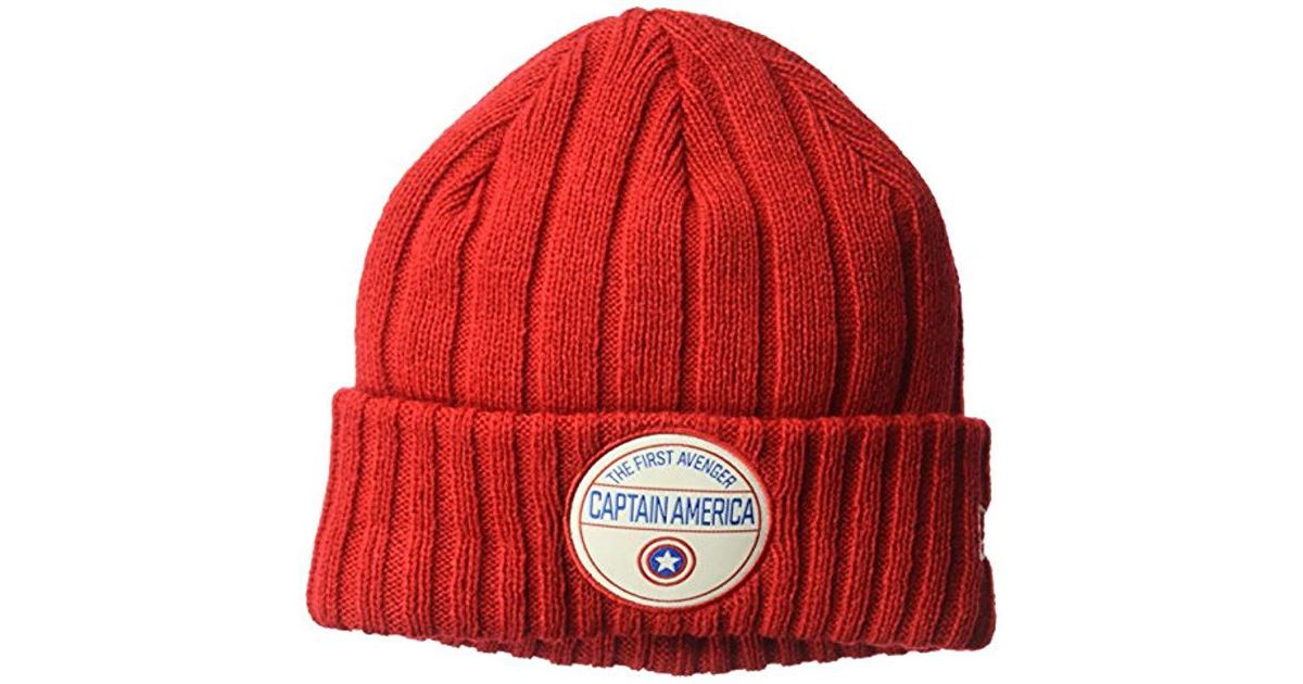 captain america beanie Captain America Reversible Beanie 