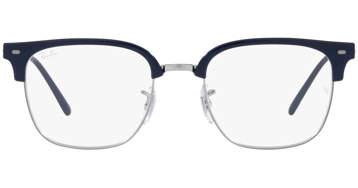 RayBan Rx7216 New Clubmaster Square Prescription Eyewear Frames in Black Lyst