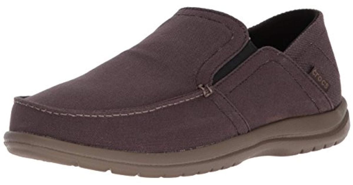 Crocs™ Canvas Santa Cruz Convertible Slip On Loafer Casual Shoes for
