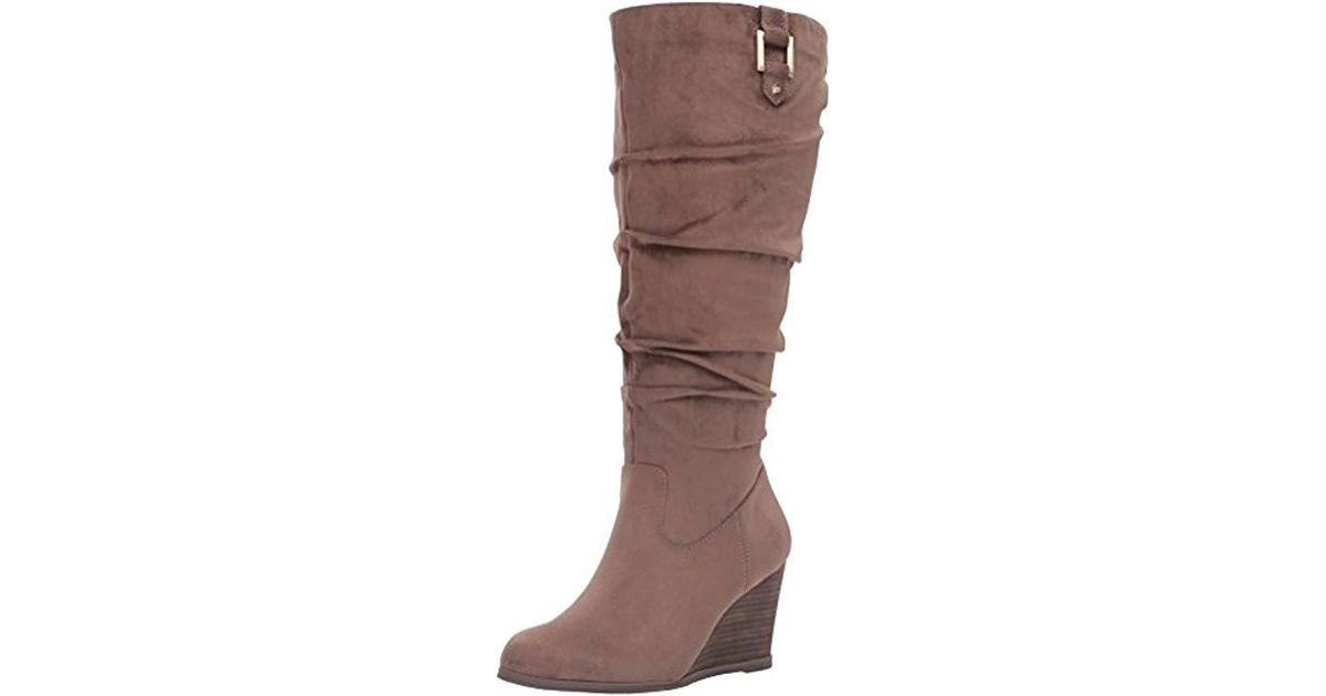 dr scholl's poe wide calf boots