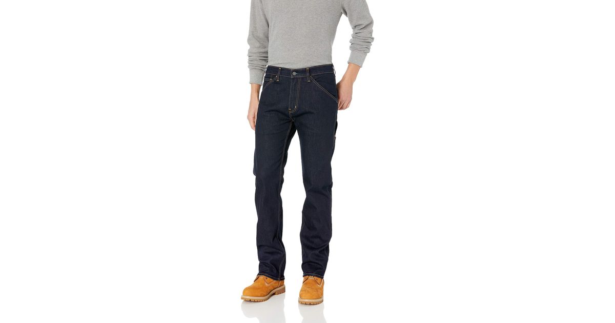 Levi's Workwear 505 Regular Fit Utility Jean in Blue for Men | Lyst