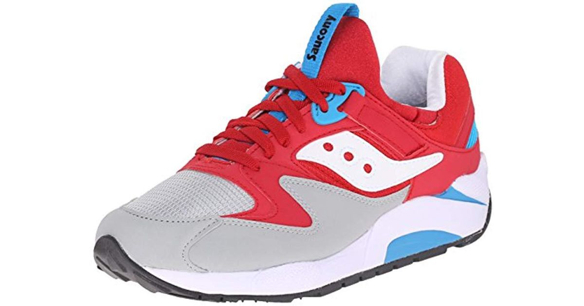 red saucony grid 9000