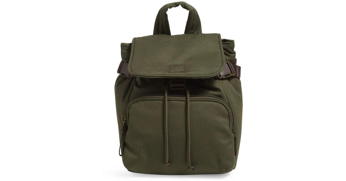 Vera Bradley Cotton Utility Mini Backpack Purse in Green Lyst