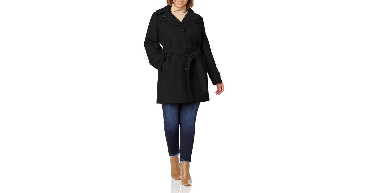 thigh length coat