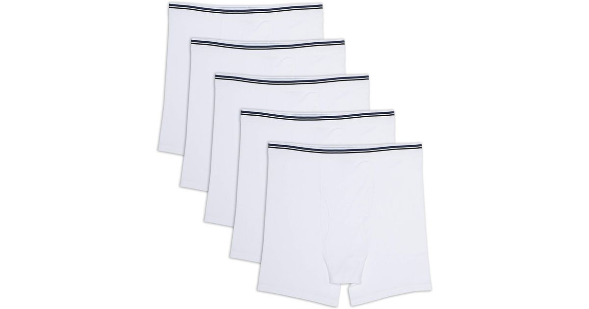 Essentials Mens Big & Tall 5-Pack Tag-Free Boxer Briefs fit by DXL 