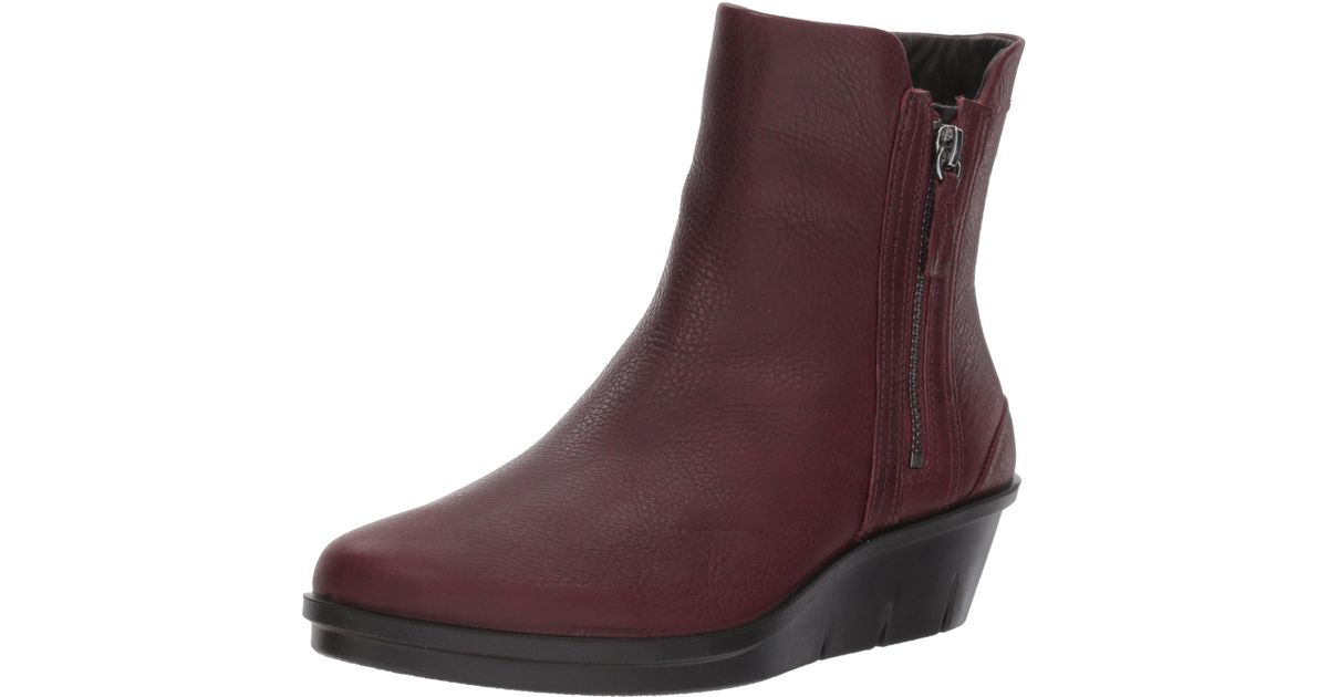 ecco skyler wedge booties