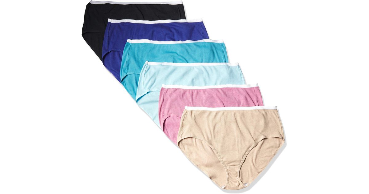 Hanes Girls' Cotton Low-Rise Briefs 6-Pack – Super Soft Underwear, Assorted Colors & Prints - View #8