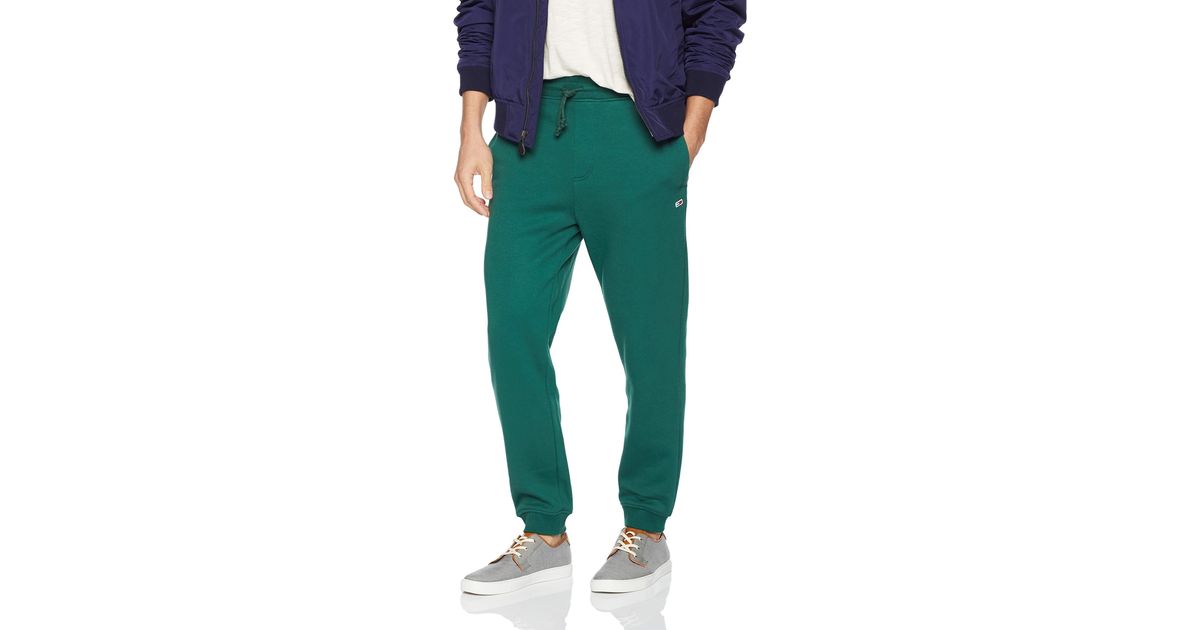 green tommy hilfiger sweatpants