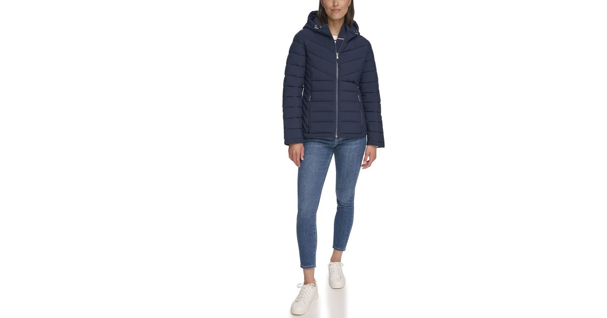 Tommy Hilfiger Everyday Essential Jacket in Blue | Lyst