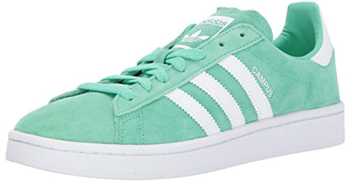 green adidas campus shoes