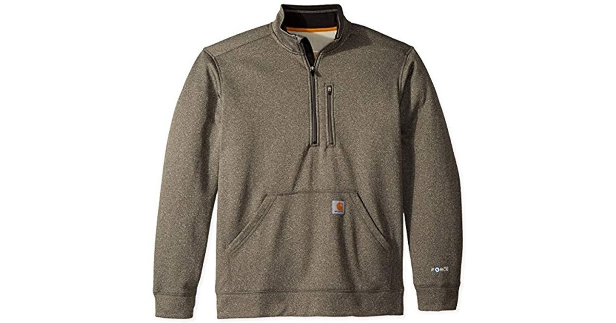 carhartt force extremes half zip
