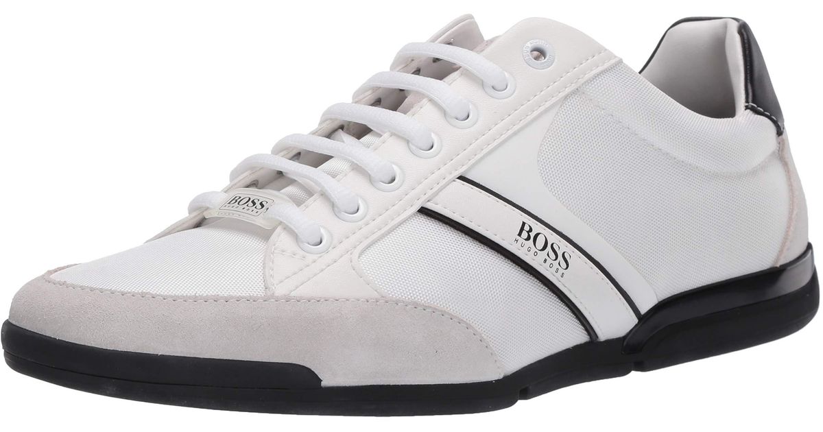 hugo boss men's saturn profile low top sneaker