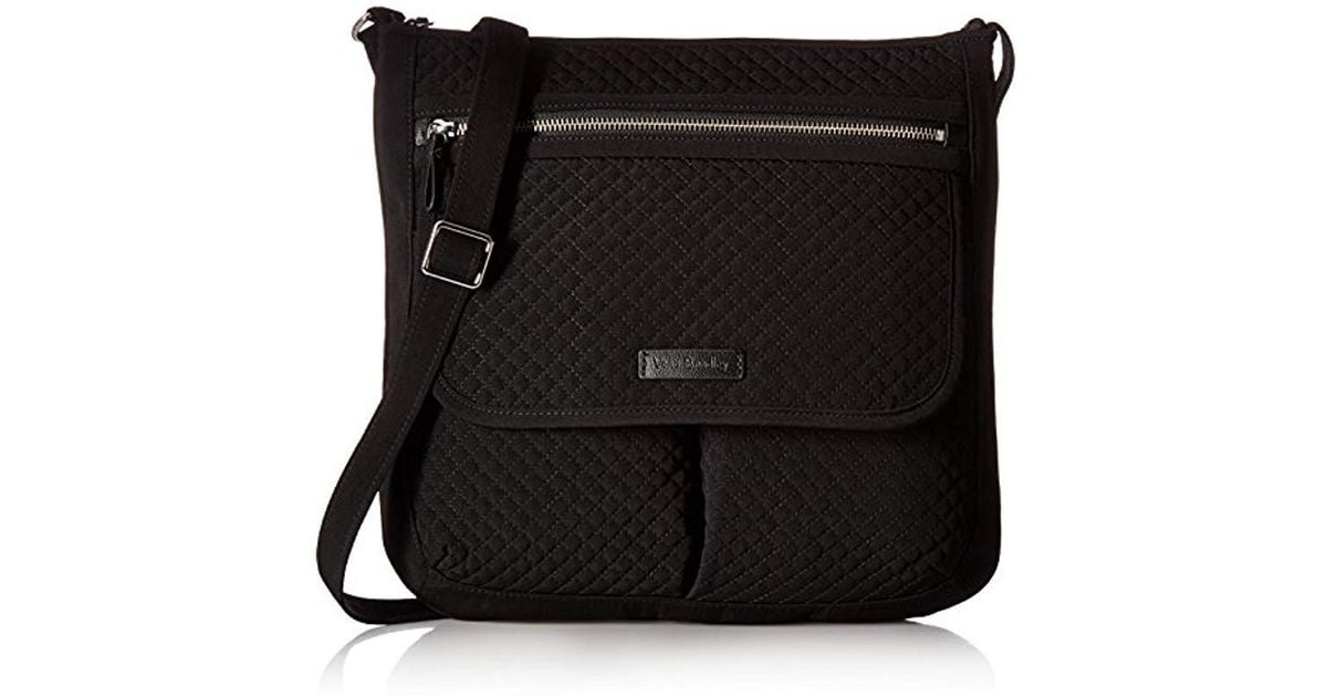 vera bradley black messenger bag